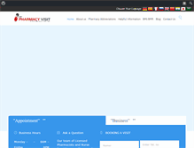 Tablet Screenshot of mypharmacyvisit.com